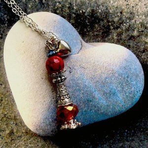 Magic Red Love ❤️ Bottle necklace